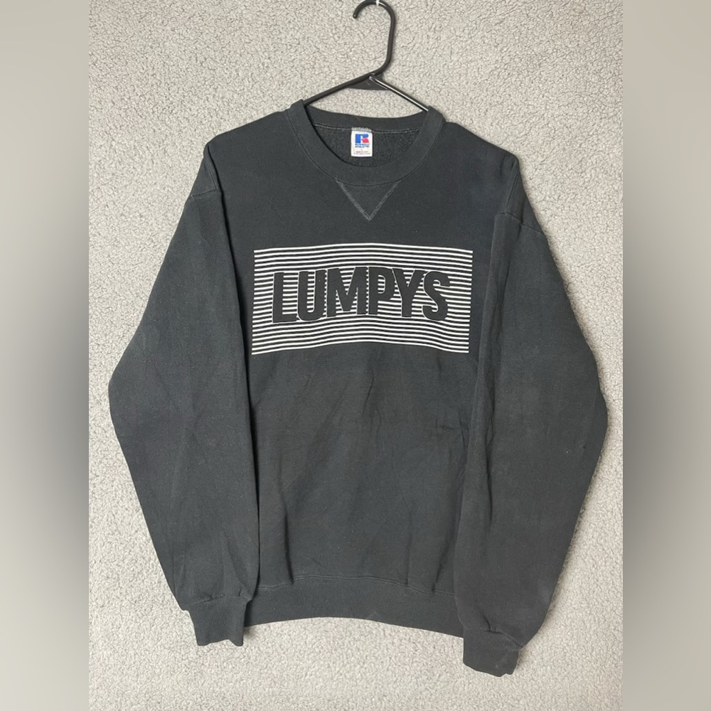 Russell Athletic Sweatshirt Black Large made USA